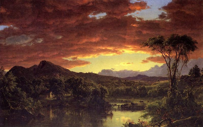 Frederic Edwin Church A Country Home